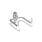 Triton Products 2-3/4 In. Double Rod 80 Degree Bend Stainless Steel Pegboard Hook for 1/8 In. and 1/4 In. Pegboard 3 Pack 82318 - alternate 1